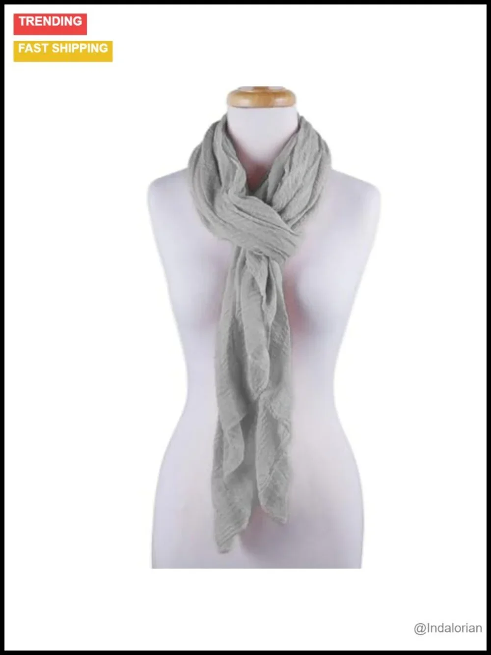 Lightweight Soft Long Scarf Shawl Wrap 65×30 inch